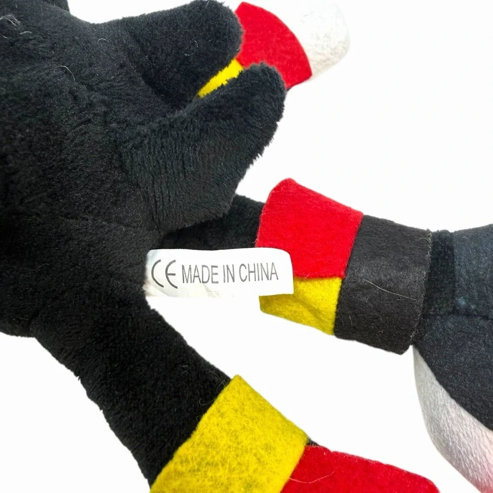 Shadow‎ the Hedgehog Plush Sonic the Hedgehog Black Red Stuffed Toy with Suction